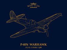 P-40N Warhawk Dual Combo Royal Class (Plastic model)