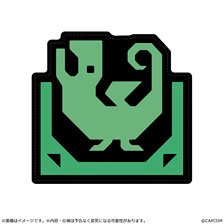 Die-cut Floor Mat Monster Hunter Pitfall Trap Icon (Anime Toy)