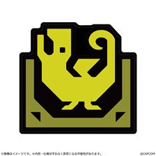 Die-cut Floor Mat Monster Hunter Shock Trap Icon (Anime Toy)