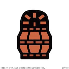 ダイカットフロアマット モンスターハンター 大タル爆弾アイコン (キャラクターグッズ)