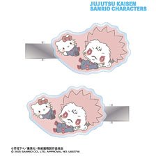 Jujutsu Kaisen x Sanrio Characters Sukuna x Hello Kitty Acrylic Hair Clip (Set of 2) (Anime Toy)