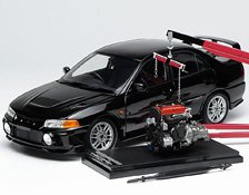 三菱 Lancer Evolution IV ピレネーブラックパール (ミニカー)