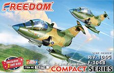 コンパクトシリーズ：R/F-104G & T/F104B 中華民國空軍 阿里山計画 (2キット入り) (プラモデル)