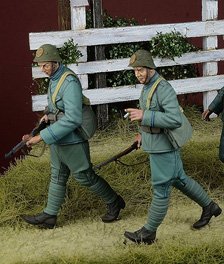 WWII オランダ 徒歩行軍中の歩兵セット オランダ1940(2体入) (プラモデル)