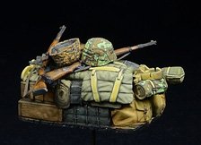 WWII ドイツ 8cm迫撃砲34 積荷セット(荷台付三輪自転車/AFV用) (プラモデル)