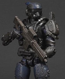 Toys Alliance Limited Acid Rain 1/18 Scale FAV-A133 Akasabi Purger (Completed)
