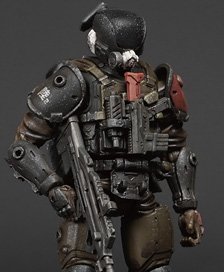 Toys Alliance Limited Acid Rain 1/18 Scale FAV-A134 Kaiho Paratrooper (Completed)