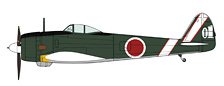 Nakajima Ki43-II Late Ver. Hayabusa (Oscar) `25th SQ Unit 01` (Plastic model)