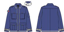 ガールズ＆パンツァー 最終章 ミリタリージャケット TYPE：BC自由学園 XXL (キャラクターグッズ)