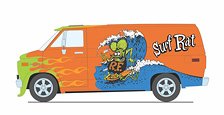 1976 Chevrolet G Series Van Rat Finc Surf Rat (Diecast Car)