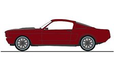 1965 Shelby GT350R Pro Touring (Diecast Car)