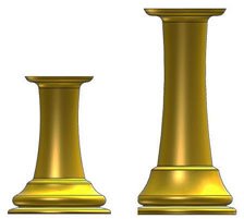 Metal Ornament Legs for Ship Model T Set (Plastic model)