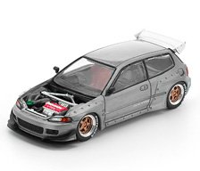 パンデムシビック EG6 RAWフィニッシュ オープンボンネット (ミニカー)