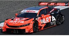 ARTA MUGEN CIVIC TYPE R-GT No.8 ARTA GT500 SUPER GT 2025 T.Nojiri - N.Matsushita (ミニカー)