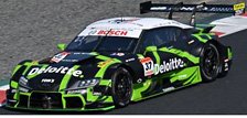 Deloitte TOM`S GR Supra TGR TEAM Deloitte TOM`S No.37 GT500 SUPER GT 2025 U.Sasahara - G.Alesi (Diecast Car)