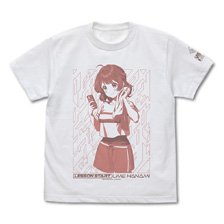 Gakuen Idolmaster Ume Hanami T-Shirt/ White M (Anime Toy)