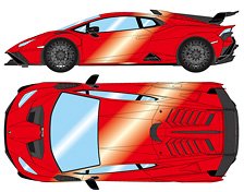Lamborghini Huracan STO 2021 Rosso Effesto (Diecast Car)