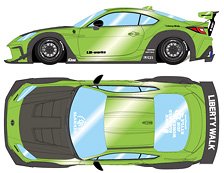 lb nation GR86 Pearl Green (Diecast Car)
