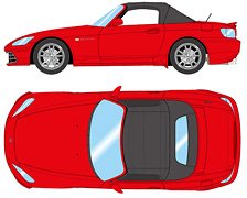 Honda S2000 20th Anniversary (AP2) 2020 New Formula Red (Diecast Car)