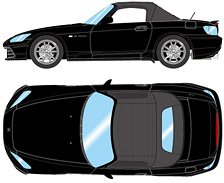 Honda S2000 20th Anniversary (AP2) 2020 ベルリナブラック (ミニカー)