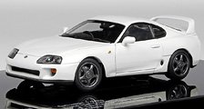 トヨタ スープラ A80 ホワイト (ミニカー)