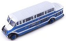ピクウィック ナイトコーチ `Pacific Greyhound lines` 1930 ホワイトブルー (ミニカー)