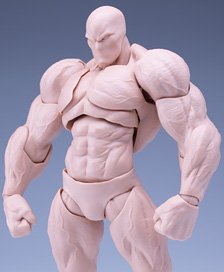 UMS003 1/12スケール 可動フィギュア男性素体 Big Guy(ビッグガイ) ホワイト (ドール)