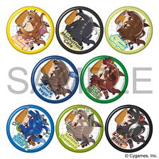 Uma Musume Pretty Derby Chara Badge Collection Kapurikko Vol.2 (Set of 8) (Anime Toy)