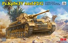 PzKpfw IV Ausf.F2/G w/Workable Track Links (Plastic model)