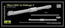 チャレンジャー2用120mm L30A1 3Dプリンター製砲身 (ライフィールド/タミヤ用) (プラモデル)