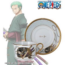 One Piece Noritake Collabo Roronoa Zoro Cup & Saucer (Anime Toy)