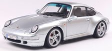 ポルシェ 911(993) 4S 1996 (シルバー) (ミニカー)