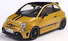 フィアット F595 アバルト ソリドワークス 2024 (イエロー) (ミニカー)