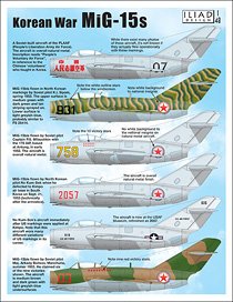 Korean War MiGs (Decal)