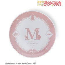 Puella Magi Madoka Magica Madoka Kaname Initial Motif Pattern Sweets Plate (Anime Toy)