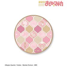 Puella Magi Madoka Magica Madoka Kaname Initial Motif Pattern Wood Coaster (Anime Toy)