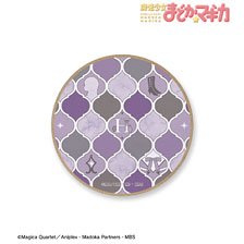 Puella Magi Madoka Magica Homura Akemi Initial Motif Pattern Wood Coaster (Anime Toy)