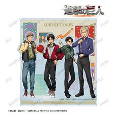 Attack on Titan [Especially Illustrated] Retro Style Fashion Ver. Acrylic Diorama (Anime Toy)