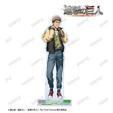 Attack on Titan [Especially Illustrated] Jean Retro Style Fashion Ver. Extra Large Acrylic Stand (Anime Toy)
