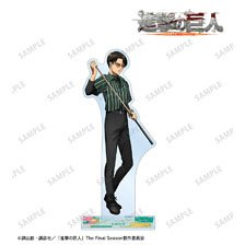 Attack on Titan [Especially Illustrated] Levi Retro Style Fashion Ver. Extra Large Acrylic Stand (Anime Toy)
