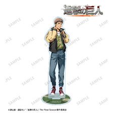 Attack on Titan [Especially Illustrated] Jean Retro Style Fashion Ver. Big Acrylic Stand (Anime Toy)