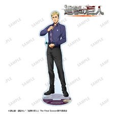 Attack on Titan [Especially Illustrated] Erwin Retro Style Fashion Ver. Big Acrylic Stand (Anime Toy)