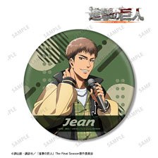 Attack on Titan [Especially Illustrated] Jean Retro Style Fashion Ver. Big Can Badge (Anime Toy)