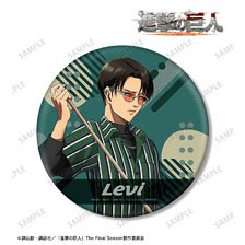 Attack on Titan [Especially Illustrated] Levi Retro Style Fashion Ver. Big Can Badge (Anime Toy)