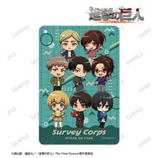 Attack on Titan Assembly Chibi Chara Activity Ver. 1 Pocket Pass Case (Anime Toy)