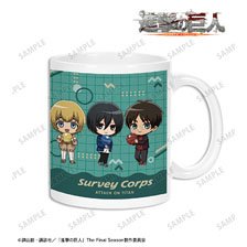 Attack on Titan Assembly Chibi Chara Activity Ver. Mug Cup (Anime Toy)