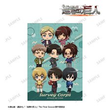 Attack on Titan Assembly Chibi Chara Activity Ver. Clear File (Anime Toy)