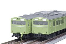J.N.R. Series 103 Commuter Train (High Cab ATC Car, Yellow Green) Standard Set (Basic 7-Car Set) (Model Train)