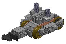 [ 6827 ] Power Bogie Type FS579 (1 Piece) (Model Train)