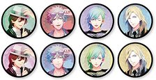 Uta no Prince-sama Trading Hologram Can Badge IDOL SONG Ver. (Set of 8) (Anime Toy)
